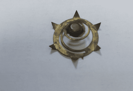 1958-62 Front Wheel Static Collector in Cap,OEM,33372,Used