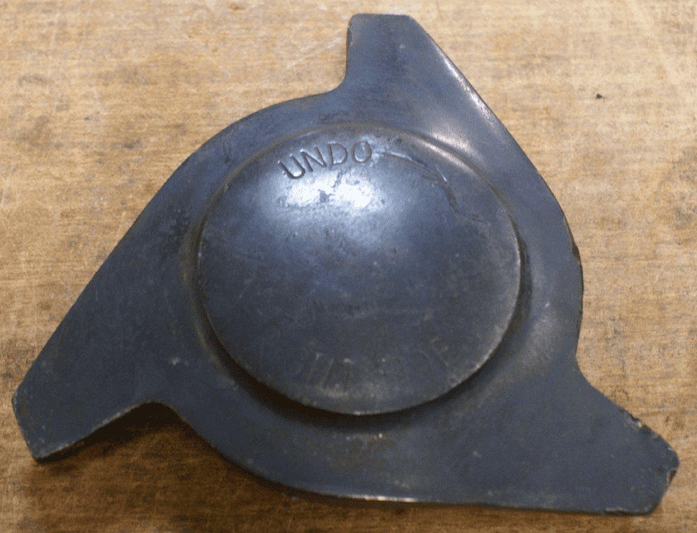 1960 s JAP JAPrestwich KnockOff Wheel Spinner Nut "UNDO" Bronze Used