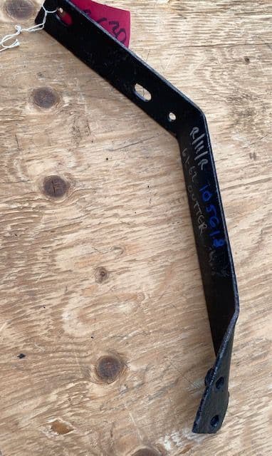 1961-1962 C1 Corvette, Rear LH bumper BRACE REINFORCEMENT used ,