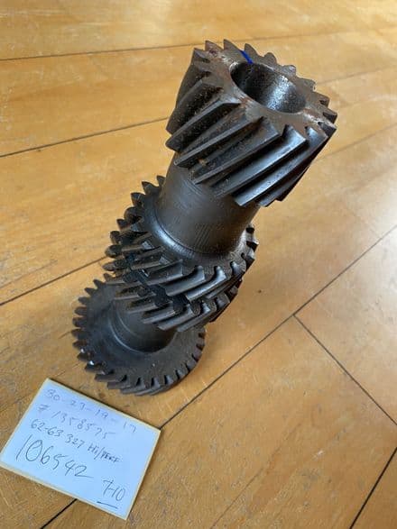1962-63 Borg Warner T-10 GM 1358575 GEAR CLUSTER 30-23-19-17 new