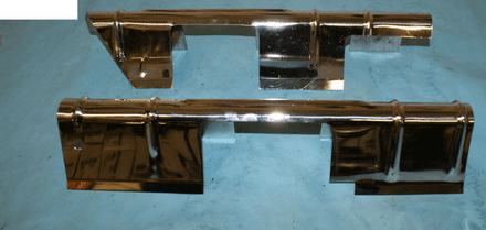 1962 Corvette C1 Horizontal Ignition Shield Set A5439 (Pair), Used Good