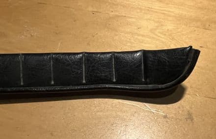 1963-1964 C2 Convertible, Rear Deck black VINYL STRIP inc nuts ,Used
