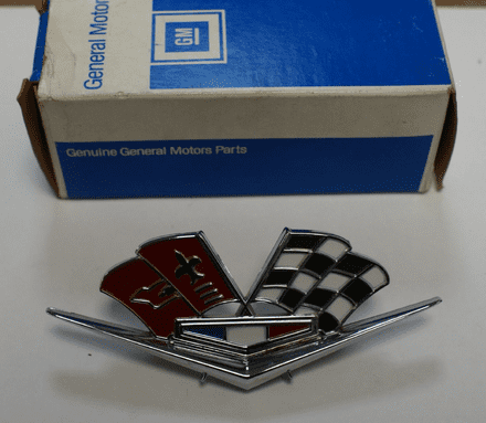 1963-1966 C2 Corvette,Front Fender Emblem,GM 3872930,New