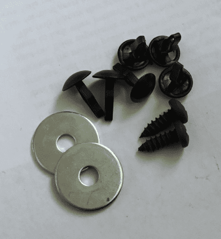 1963-1967 C2 ,Convertible Top weatherstrip incomplete FASTENER KIT new