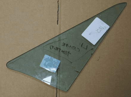 1963-1967 C2 Corvette Coupe,Quarter Light Glass LH,Date Coded VC-Dec 1963,Used