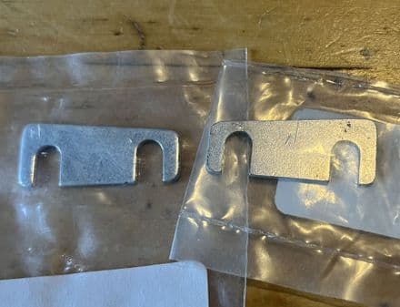 1963-1967 C2 Corvette DECK LID WEDGE 2x Shims 1/16", New