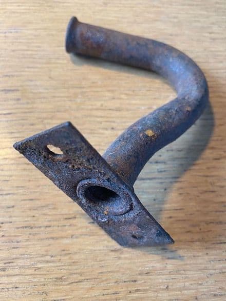 1963-1967 C2 Corvette, Door to body CONDUIT GUIDE power window cable , rusted restorable