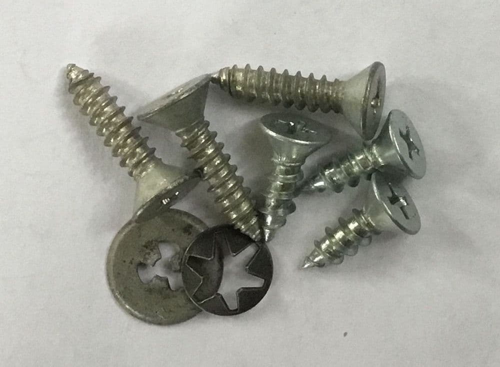 19631967 C2 Corvette FRESH AIR VENT SCREWS ZIP I866