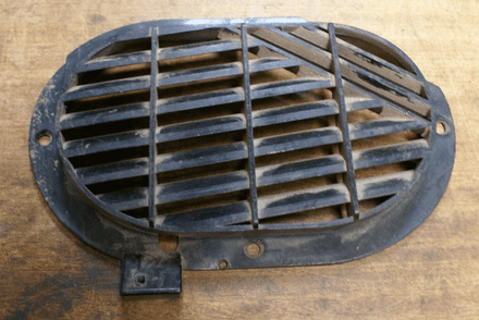 1963-1967 C2 Corvette Lower Vent Grille Inside LH,Used