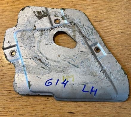 1963-1967 C2 Corvette, OEM LH Upper Inner Door Access Cover LH OEM used needs work