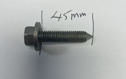 1963-1967 C2 Corvette Pair 45mm shank 3/8 UNC DOOR HINGE SCREWS OEM used