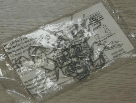 1963-1967 C2 Corvette, Stainless Steel Seal Staples (Set of 50),L.I.C 26-05D,New