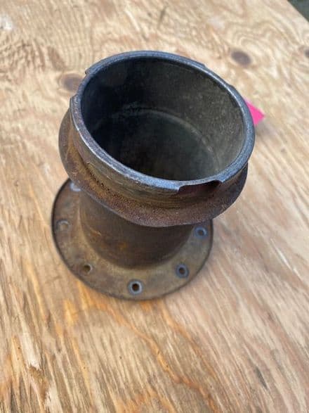1963-1967 Corvette C2, 3826413 Y37 Coupe Gas Tank Filler Neck OEM used