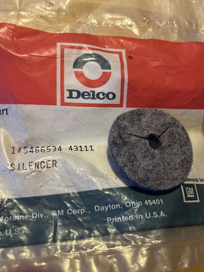 1963-1967 Corvette C2, GM 5466534 Power Brake  SILENCER new