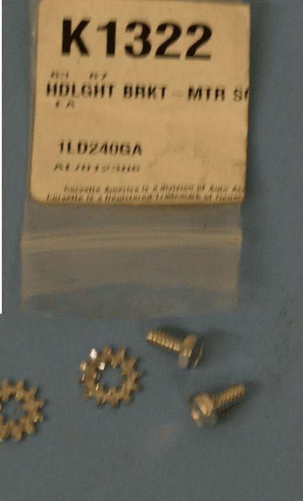 1963-1967 Corvette C2 Headlight Adjuster Screw and Nut K1322,New,Box C