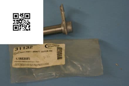 1963-1967 Corvette C2,Headlight Pivot Shaft Outer RH,31132,New,Box A