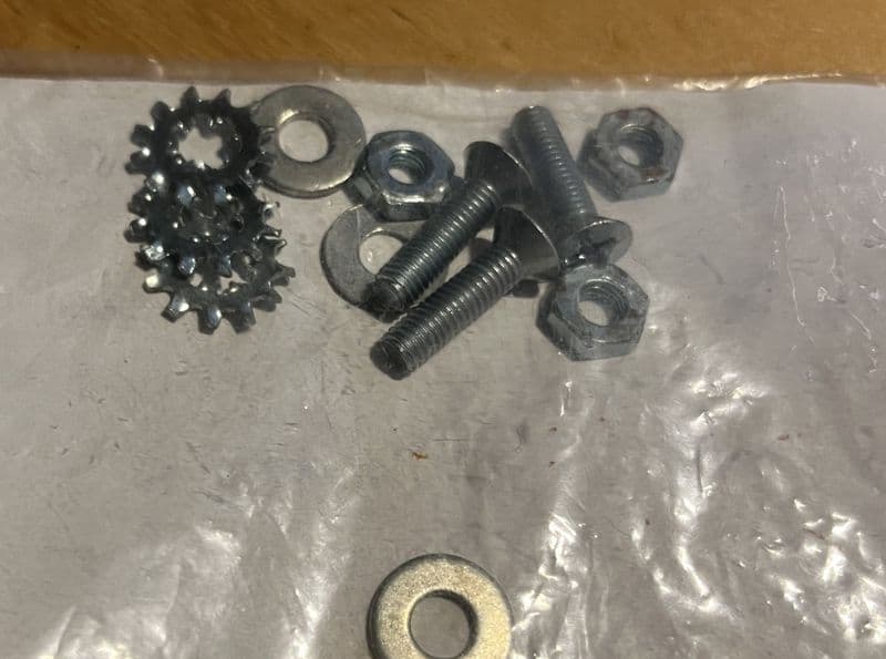 1963-1967 Corvette LIC #5-30 Rear License licence  plate Lamp Housing SCREW SET 12 pc new