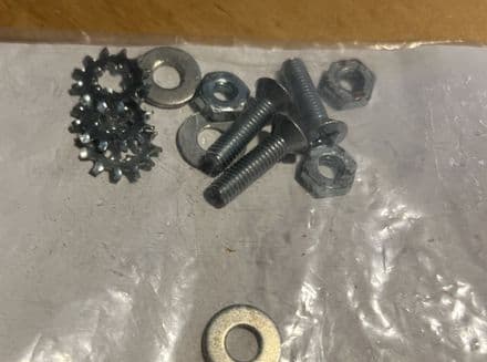 1963-1967 Corvette LIC #5-30 Rear License licence plate Lamp Housing SCREW SET 12 pc new