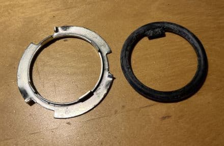 1963-1974 C2 C3 Corvette,Fuel Sender Retaining Nut & Gasket,New