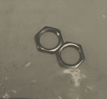 1963-1976 C2 C3 Corvette, pair Radio Stem Nuts,New