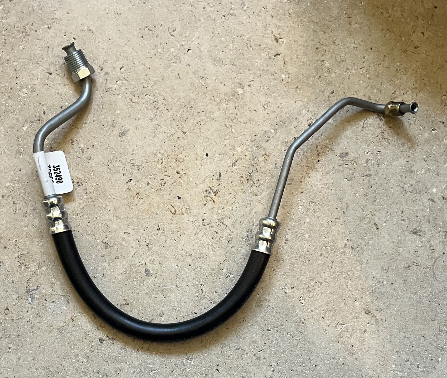 4-Piece Power Steering Hose Kit For 1963-1979 Corvette C2/C3 Small Block 327/350
