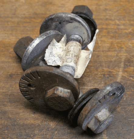 1963-1982 C2 C3 Corvette, Eccentric Strut Rod Camber Adjuster Bolt Assembly,NCRS Correct,GM/OEM,Used