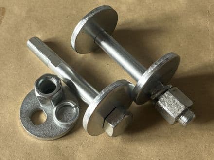 1963-1982 C2 C3 Corvette, PAIR Eccentric Strut Rod Camber Adjuster Bolt Assemblies, NEW