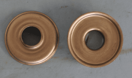 1963-1982 Corvette C2 C3, PAIR Rear Spring Mount Cup,New