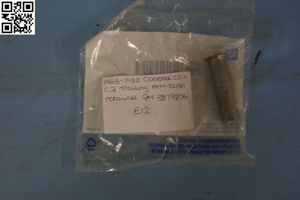 19631982 Corvette C2 C3 Trailing Arm Bush Retainer New Box A