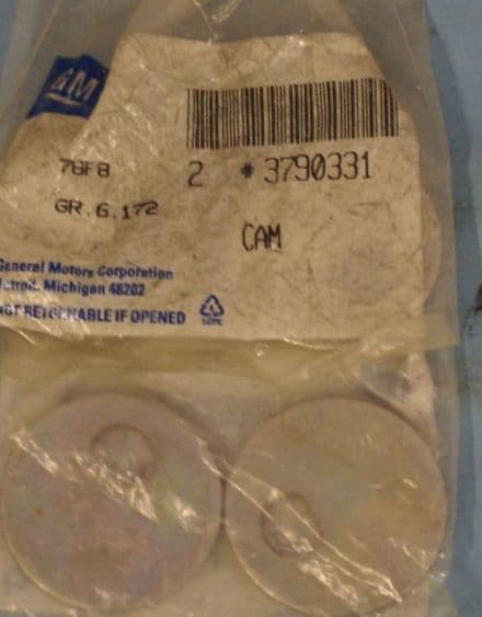 1963-1982 GM 3790331 Corvette C2 C3, Strut Rod Cam (2 Per Pack),New