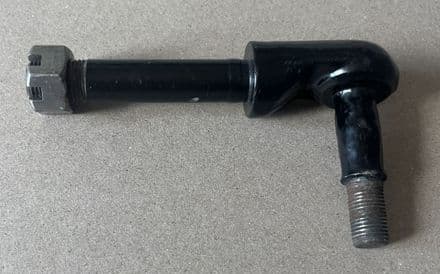 1963-1982 like GM 3820929 Left Rear Lower Shock Mount, black powder coated USED