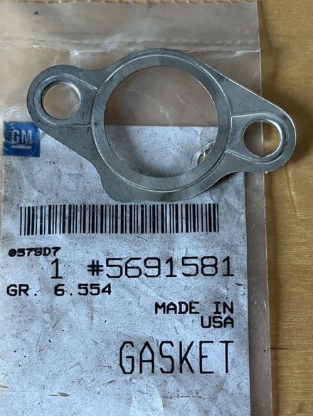 1963-1982 NOS GM 5691581 adapter annulus spacer GASKET metal C2 C3 Corvette,PSCV,New