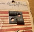 1963 -1982  pair of Decklid  /hood CABLE CLIPS  19-38 ,New