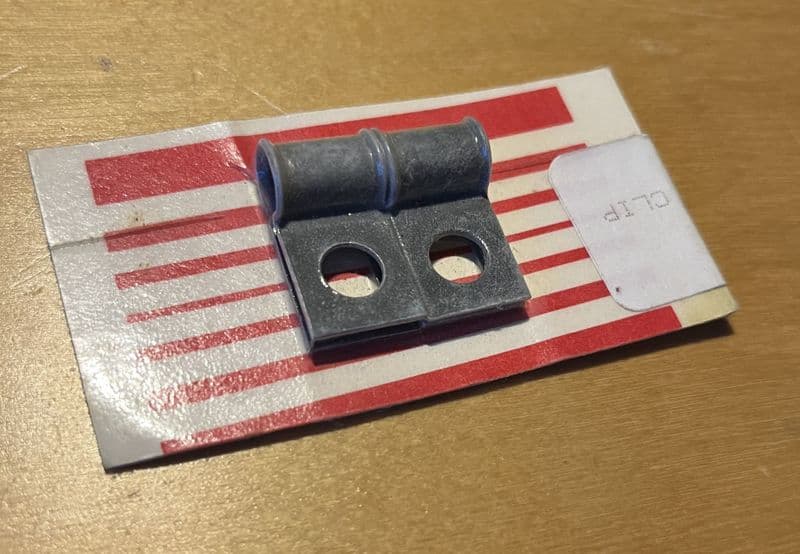 1963 -1982  pair of Decklid  /hood CABLE CLIPS  19-38 ,New