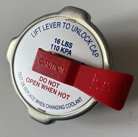 1963-1996 Corvette C2 C3 C4 Radiator Safety Pressure Cap, Stant 10330 10331, ST16 New