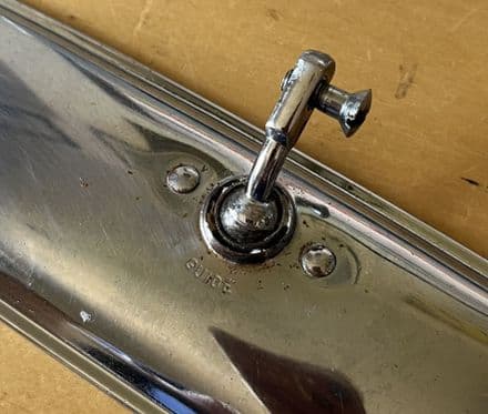 1963-66 like GM 910453 plain s/s 8" Inside rear view MIRROR used