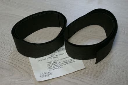 1963-67 C2 Corvette, Fuel Tank Anti-Squeak Felts (2 Strips),New