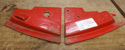 1963-67 C2 Pair of Radio Side Panels W/Electric Antenna,OEM/GM,Used