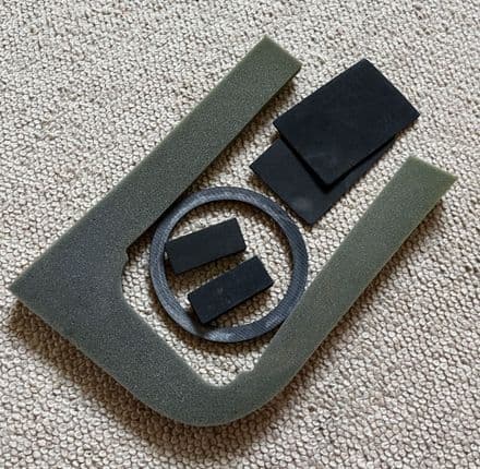 1963-67 Corvette, incomplete Heater seals foams set