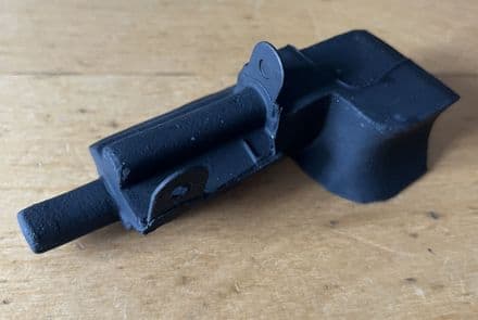 1963-67 Corvette, Soft Top Rear Bow Weatherstrip Block Wedge LH ,New