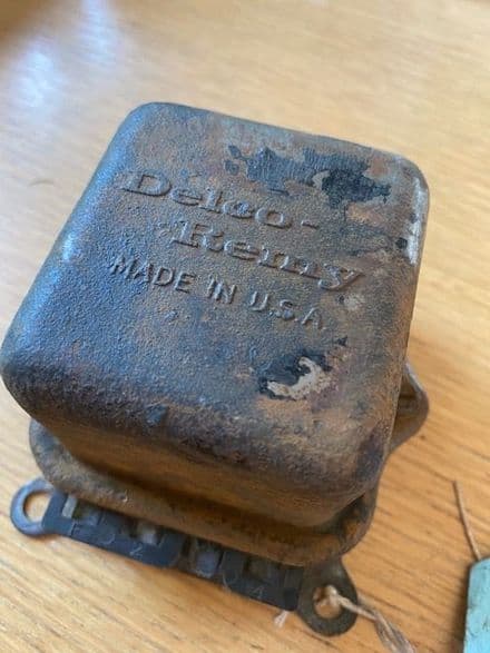 1963-67 VOLTAGE REGULATOR GM1119515 AC Delco original dated 4C