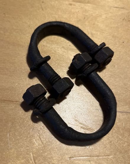 1963-82 C2 C3 Corvette, Halfshaft 1.5" U-Joint U-Bolt/Nut/Washer Kit used