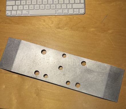 1963-82 C3 Corvette,Exhaust HEAT DEFLECTOR with composite fibreglass spring New