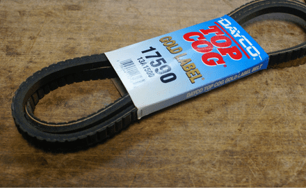 1963-82 DAYCO 17590 wide A/C Belt,Length-59.00",13A1500 New