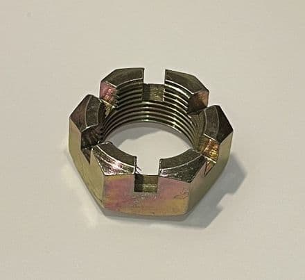 1963-82 GM 378137 Hex Slotted 3/4" rear spindle Castle NUT 3/4 x 20 tpi , New