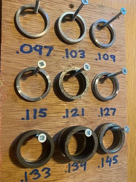 1963-82 Rear Wheel Bearing SHIM 0.097", 2.43mm GM 3820233 New