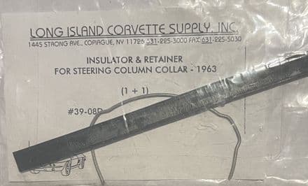 1963 C2 Steering Column Collar INSULATOR & RETAINER, CA 34917 CC 562007 ,New
