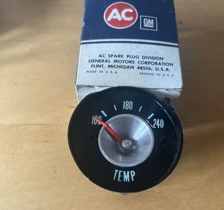 1963 Corvette C2 TEMP Gauge AC Delco 6400616 New