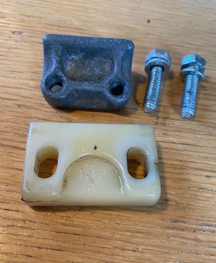 1963 GM3833244 hood spacer and wedge . OEM GM