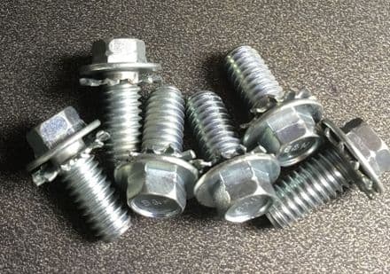 1964-1967 C2 Corvette, Headlight Pod Bolt SET 6x pieces LIC 04-02 new